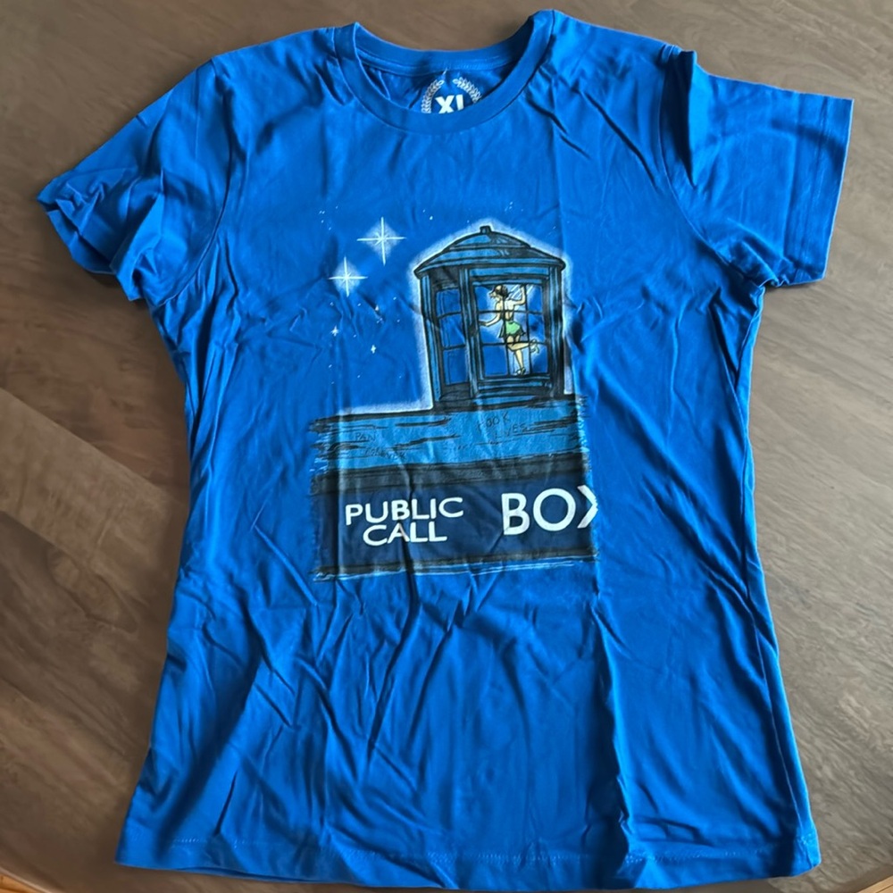 Dr Who + Tinkerbell graphic tee